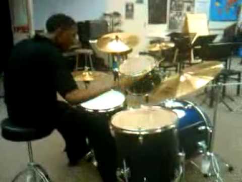 Tumey Rich Playing Rock n Roll Drums