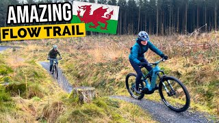 Riding the Blue Flow Trail at Bwlch Nant Yr Arian