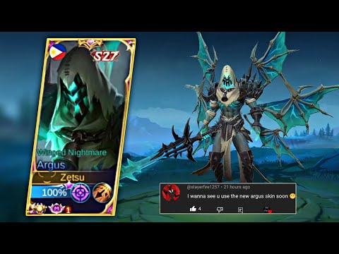 NEW SKIN ARGUS WINGED NIGHTMARE IS HERE! THANK YOU MOONTON