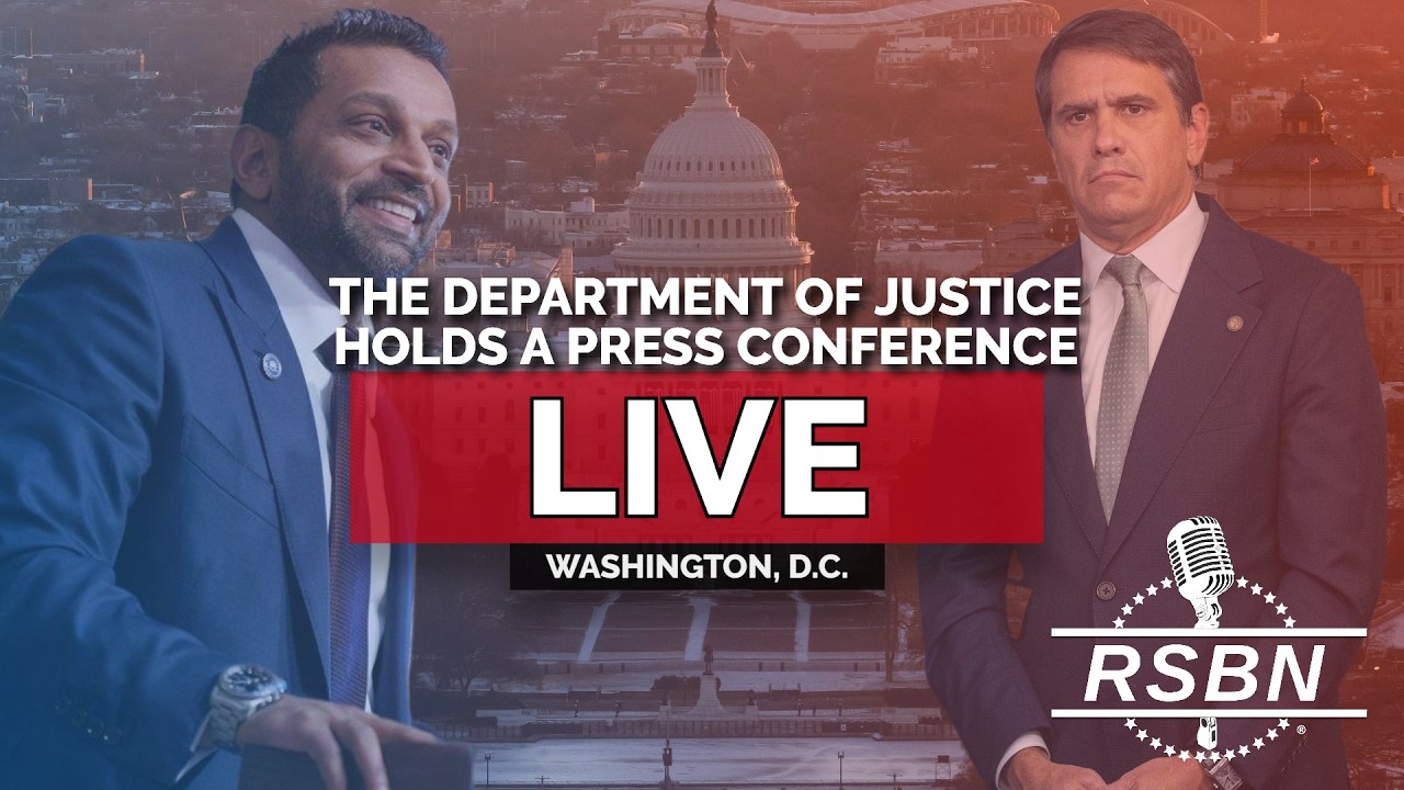 LIVE: The Department of Justice Holds a Press Conference - 08/12/26