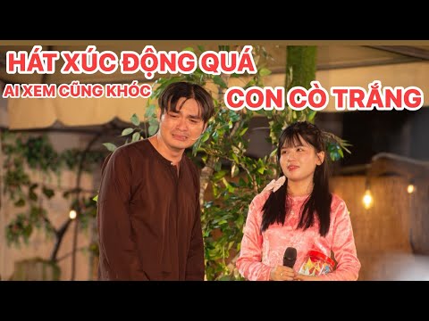 Con Cò Trắng| Giọng hát ngọt ngào, cảm xúc của cô học trò 17 tuổi khiến khán giả rơi nước mắt