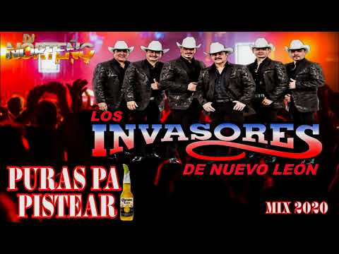 Los Invasores De Nuevo León Puras Pa Pistear Mix 2020   Dj Norteño Mix