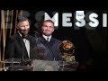 Lionel Messi and Aitana Bonmati win Ballon D'Or trophies