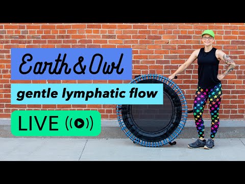 LIVE Gentle Lymphatic Drainage Rebounder Workout | Low Impact Mini Trampoline Beginners & Seniors thumbnail