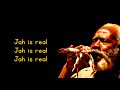 JAH is ReaL   BuRnInG SpEaR LYRICAL VIDEO