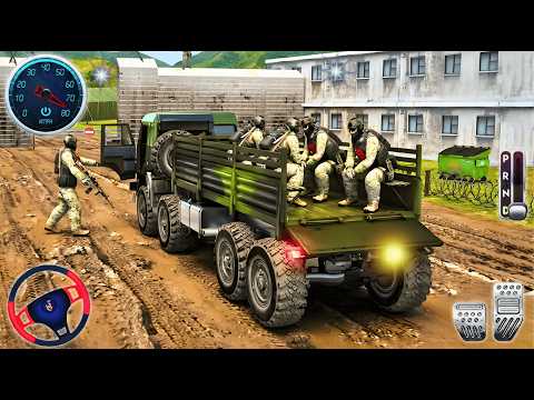 US Army Truck Simulator 3D : Army Truck Driver Job - Missing Cargo - Android Gameplay