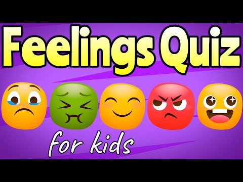 FEELINGS QUIZ for kids | Emotions Quiz 🥰 Miss Ellis #feelingsquiz