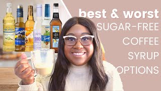 Best and worst SUGAR FREE coffee syrups | what to use and to lose  | The Hangry Woman