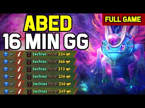 Abed 11k MMR Skill Puck destroy SF + Bara MID - GG in 16 minutes