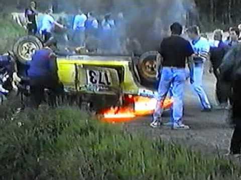 Crash Rally Fiat 131 compact
