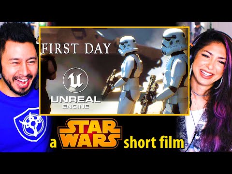 STAR WARS - First Day UNREAL ENGINE 5 Short Film Reaction!