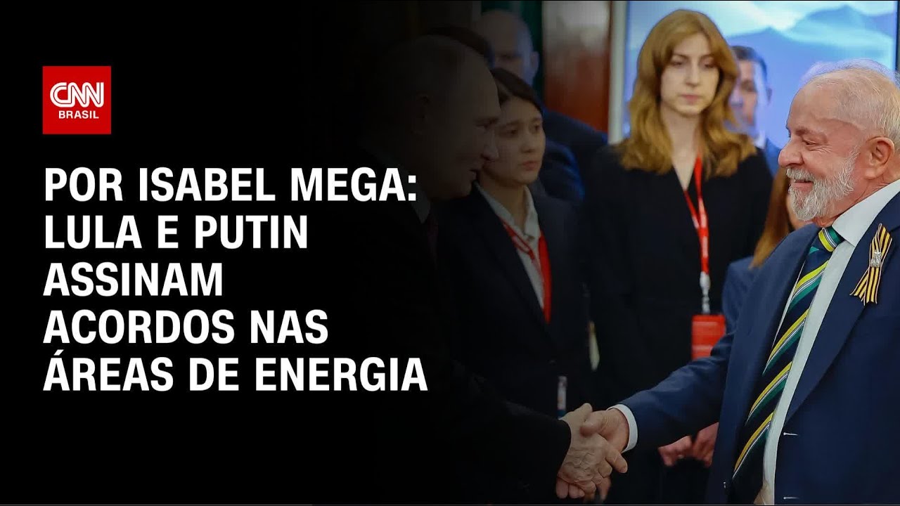 Lula e Putin assinam acordos nas áreas de energia | CNN NOVO DIA