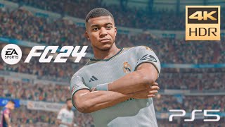 EA FC 24 - Mbappé no Real - Real Madrid vs Manchester City - Champions League | PS5™ [4K HDR].