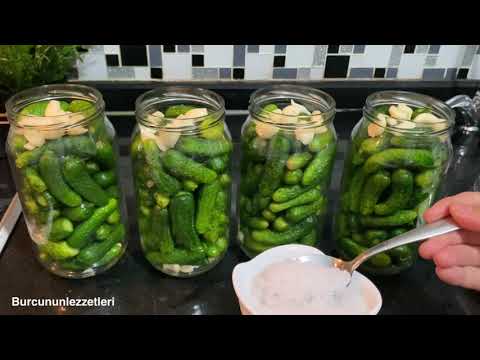 SICAK SUDAN ÇITIR ÇITIR SALATALIK TURŞUSU TARİFİ🔝💯 1 KAVANOZUNU HEMEN YEDİM ÇITIR ÇITIR OLDU