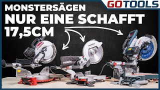 Der große Monster-Kappsägen Vergleich - Teil 1 | Holzmann KAP - Metabo KGS - Bosch GCM | Verlosung