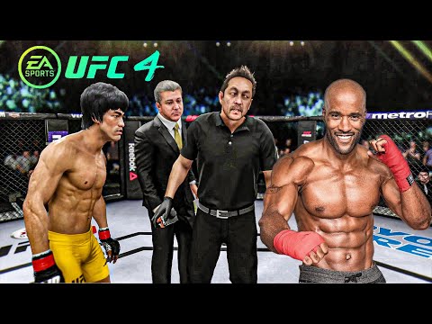 Bruce Lee vs Andre Bishop   EA Sports UFC 4   Dragon Fight 🔥🐲