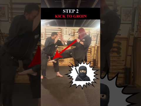How To Do FEINT + GROIN KICK 🥷🏻 #Shorts #Ninjutsu #MartialArts