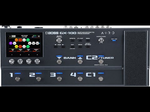 A quick look at my brand new Boss GX-100