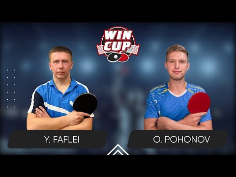 00:30 Yevhenii Faflei - Oleksandr Pohonov West 5 WIN CUP 30.12.2023 | TABLE TENNIS WINCUP