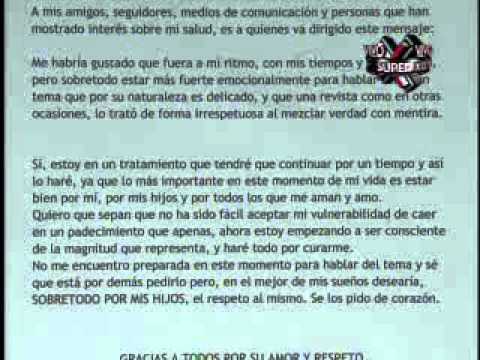 SuperXclusivo 3/31/11 - Ana Barbara recluida por anorexia y bulemia