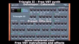 Video thumbnail for Triangle II - Free VST synth - vstplanet.com by Plugins Collection