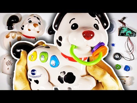 Listen To Nursery Rhymes & Teardown A Counting Dog Toy To See The Parts Inside