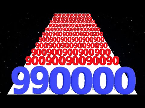 Number Stack 3D vs Number Master Run - Number Running Game (ASMR Video)