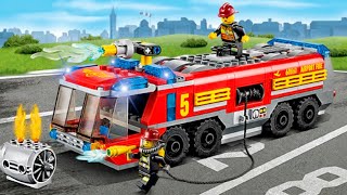 The Red Fire Truck with The Police Car 2 | Emergency Cars Cartoon for kids