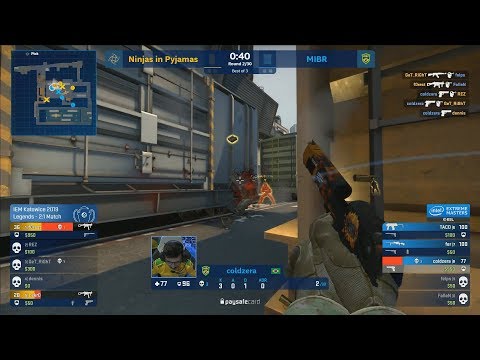 COLDZERA WTF?! - MIBR vs NiP - IEM Katowice Major 2019 - CS:GO