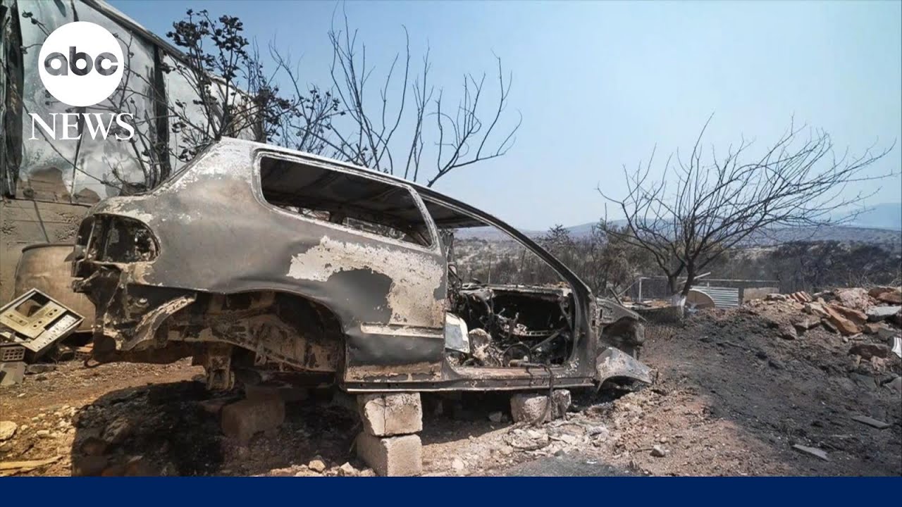 Evacuations underway as wildfires rage in Greece amid heatwave