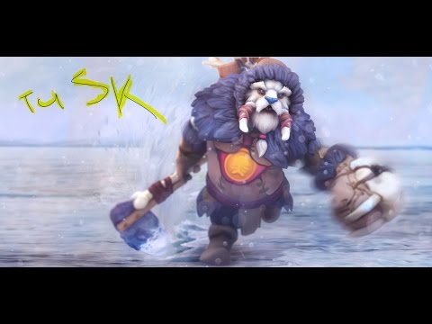 Dota 2 - Tusk solo offlane - 13 min Desolator (source 2)