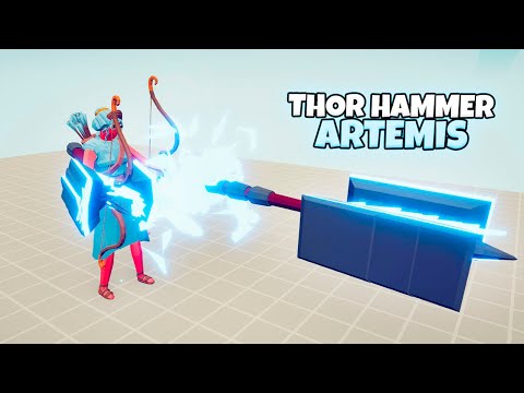THOR HAMMER ARTEMIS vs EVERY FACTION | TABS Totally Accurate Battle Simulator Gameplay