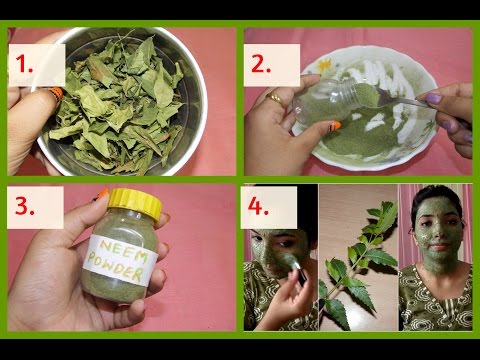 How to make neem powder