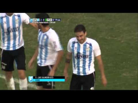 Gol de Salmerón e/c. Atlético Tucumán 2 – Ferro 0. Fecha 24. B Nacional 2015. FPT.
