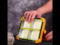 Outdoor lighting solar powered led flood light with power bank and phone charge