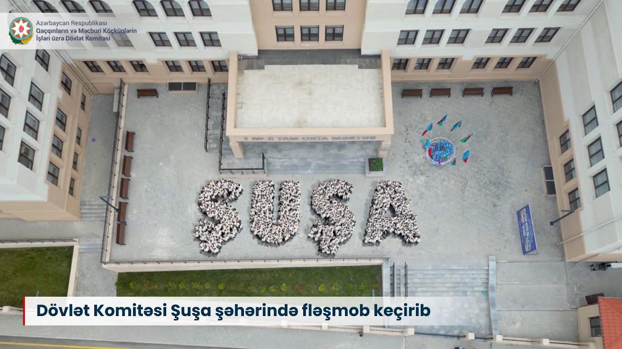 Şuşada fləşmob təşkil olunub VİDEO