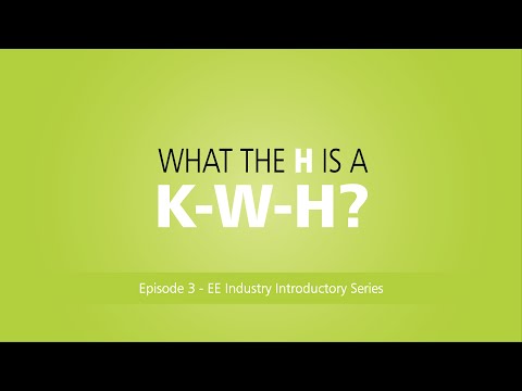 What the H is a K-W-H?