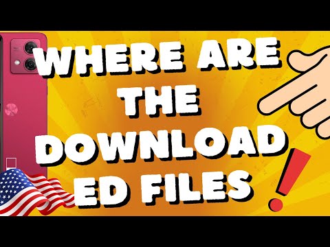 where are the downloaded files and photos Motorola Moto G54 5G, G84, G73, G53, and Edge 40