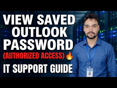 How to View Saved Outlook Passwords (Authorized Access) 🔥 IT Support Guide