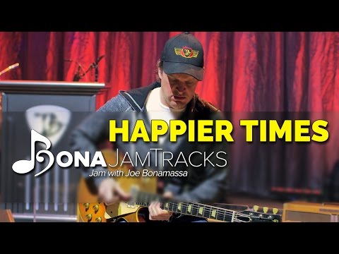 Bona Jam Tracks - "Happier Times" Official Joe Bonamassa Guitar Backing Track in C Minor