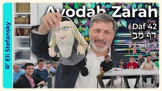 דף יומי עבדה זארה דף 42 מאת ר' אלי סטפנסקי