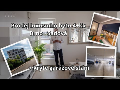 PRODÁNO: Prodej luxusního bytu 4+kk, Brno - Sadová