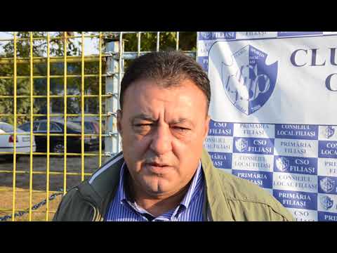 Florin Spînu, după CSO Filiași - FC Argeș 5-7 (video: Alex Vîrtosu)