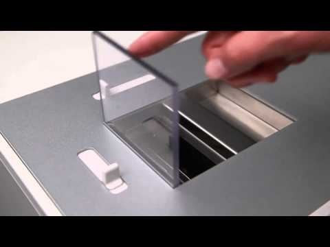 Video of the IDEAL 0101 HDP Hard Drive Punch Shredder