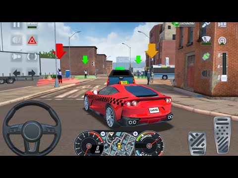 City Taxi Sim 3D - Realistic Car Driving Games Android iOS Gameplay #66