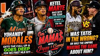 YOHANDY MORALES GETS THE CALL & GOES DEEP! KETEL MARTE IS BACK + TATIS vs THE UMPIRE  | ON MAMAS