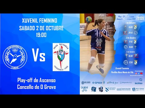 PLAYOFF XUVENIL FEMENINO - RASOEIRO Vs LAVADORES parte 2 primeros 20 minutos