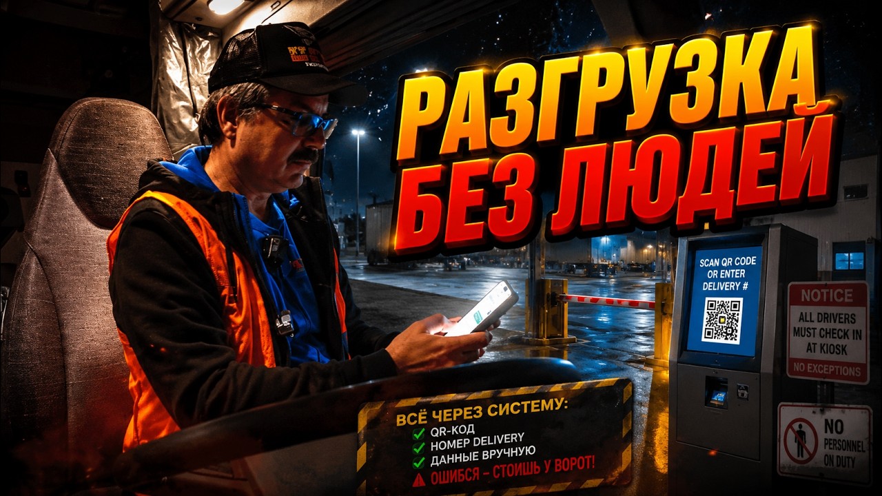 Раньше был охранник, теперь QR-код: как я заезжал на склад без людей!