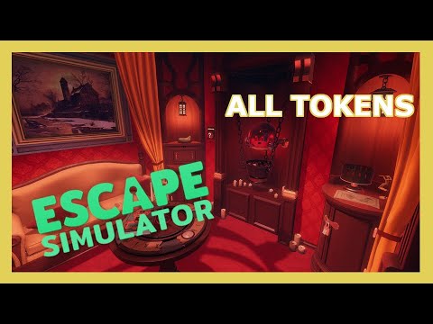 Lost Spirits Playthrough and ALL TOKENS | Edgewood Mansion | Escape Simulator