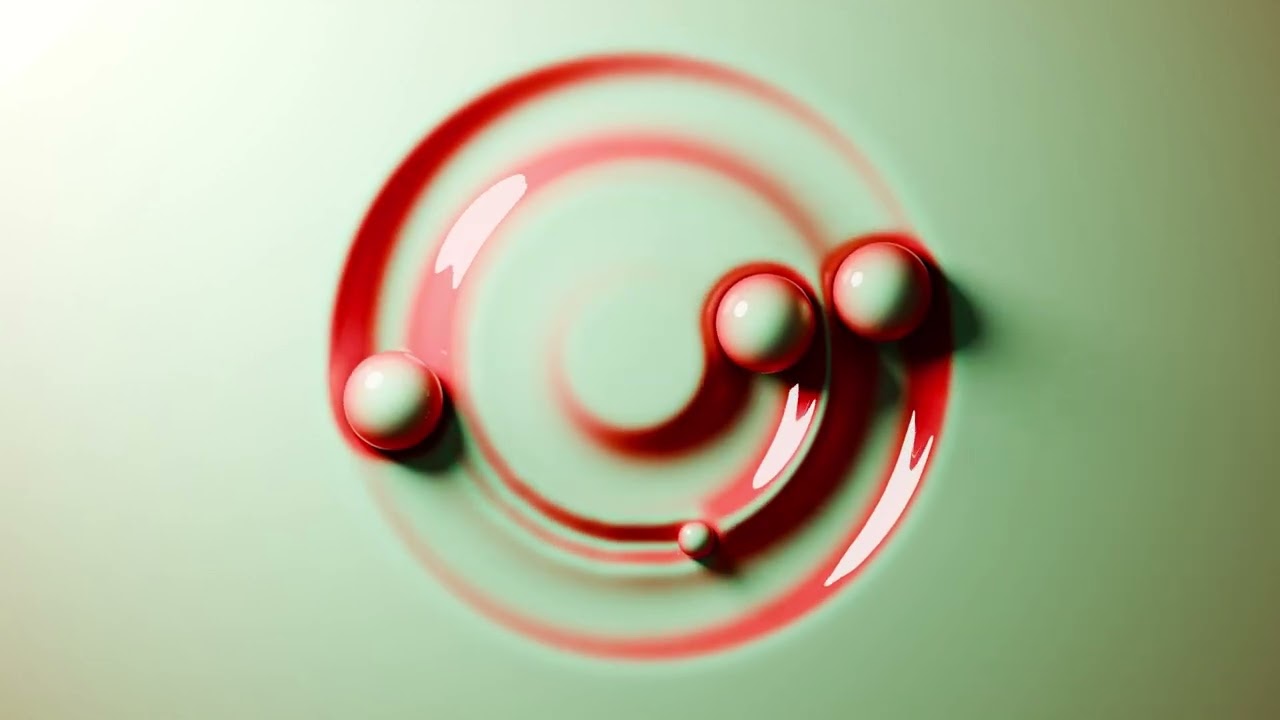 物理ボールループアニメーション 3Dモデル